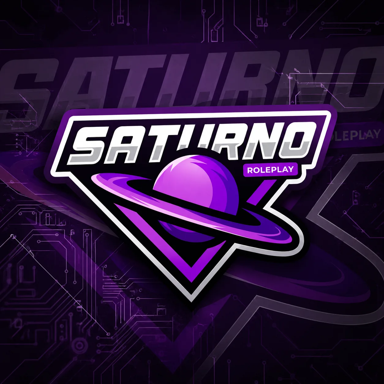 Identidad visual de Saturno Roleplay